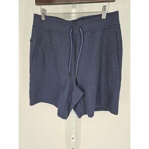 VRST Women's Blue Heather Knit High-Rise Pull-On Shorts Size M
